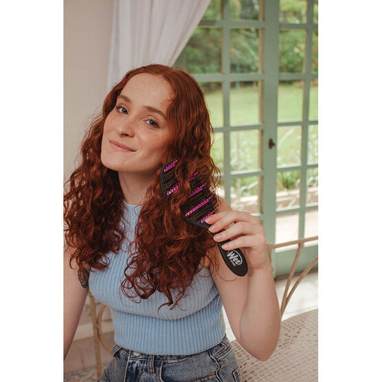 ESCOVA DE CABELO SPEED DRY PURIFYING PRETA/ROXA